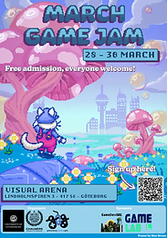 Poster for the March Game Jam 2025