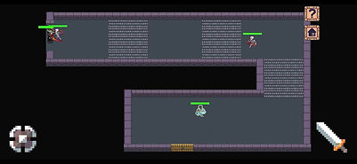 Dungeon level with spikes