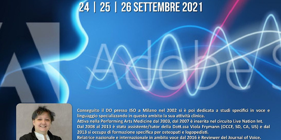 Docenza PG "Fondamenti di Voce"