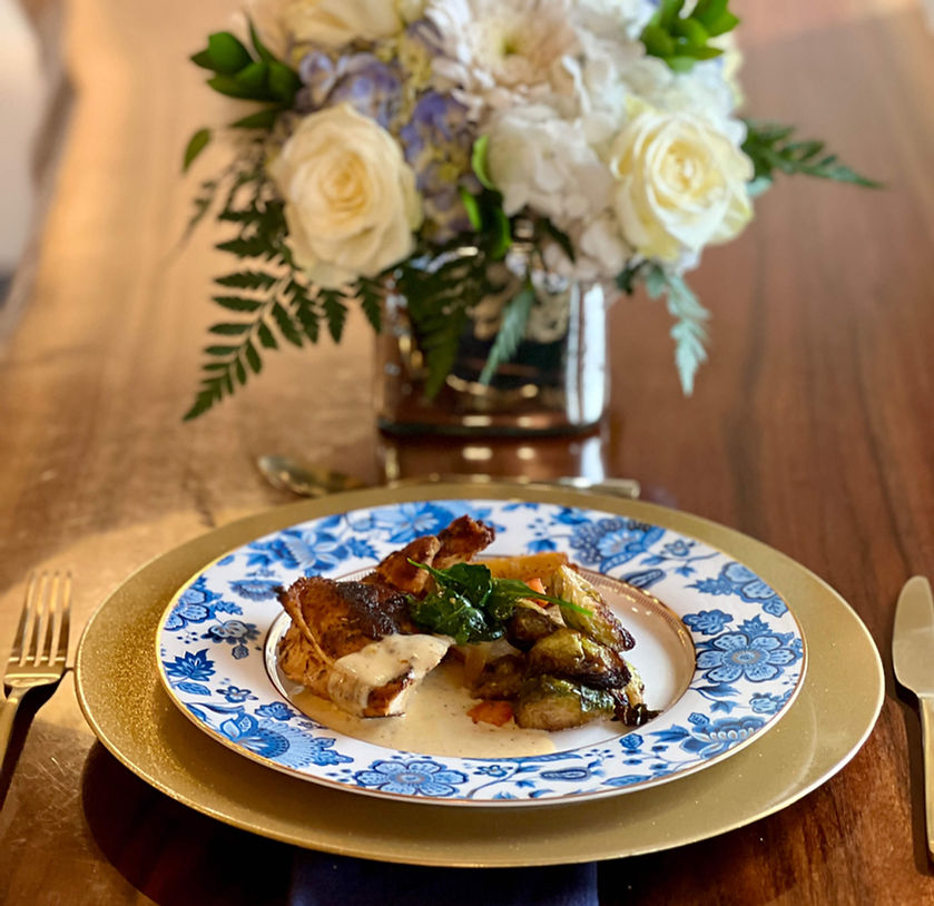 Chicken with Tasso Cream Sauce