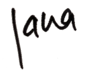 Unterschrift Jana