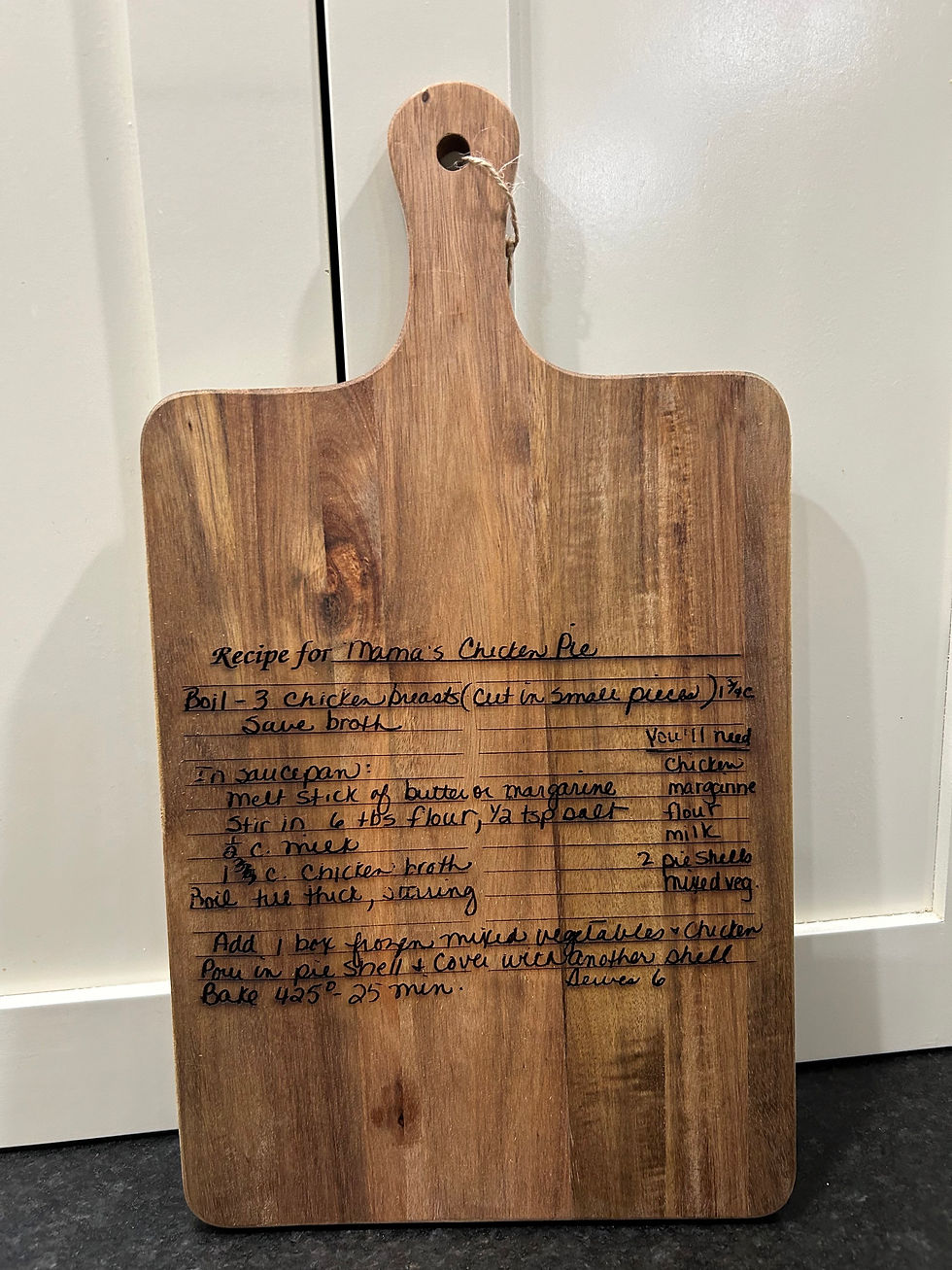 Thumbnail: Memory cutting board