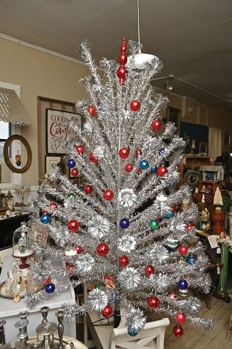 Step Back Into the Sparkle with a Vintage Aluminum Christmas Tree