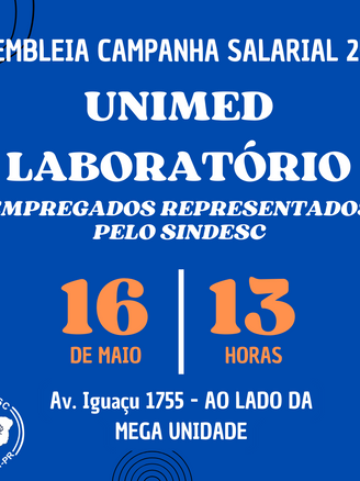 Assembleia Unimed Laboratório