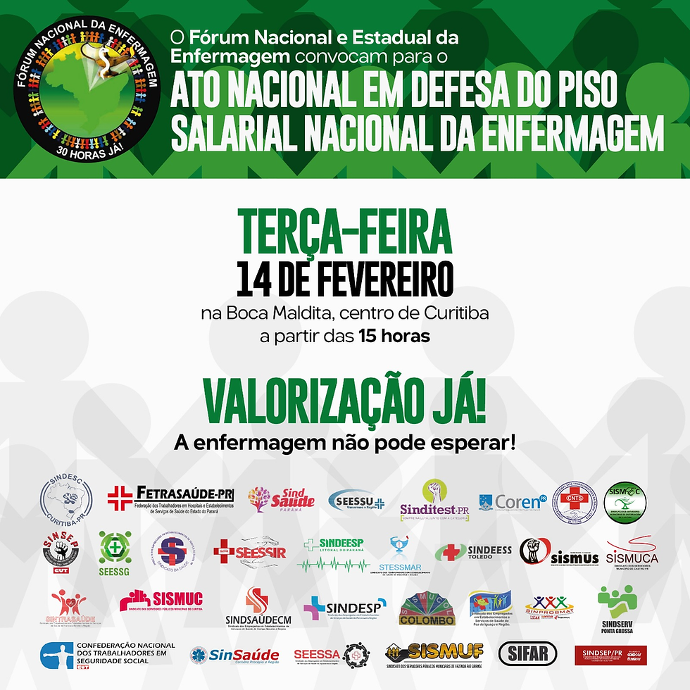 Ato Nacional em Defesa do Piso Salarial...