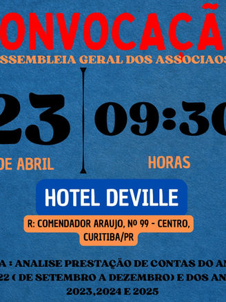 ASSEMBLEIA GERAL DOS ASSOCIADOS