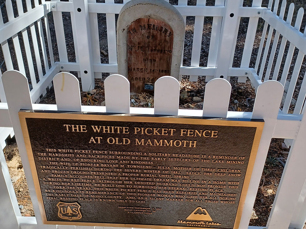White Picket Fence Grave, Mammoth Lakes, California
