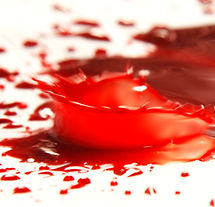 An image showing blood into blood