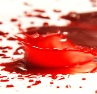 An image showing blood into blood