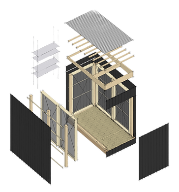 Well Cover Exploded Axonometric