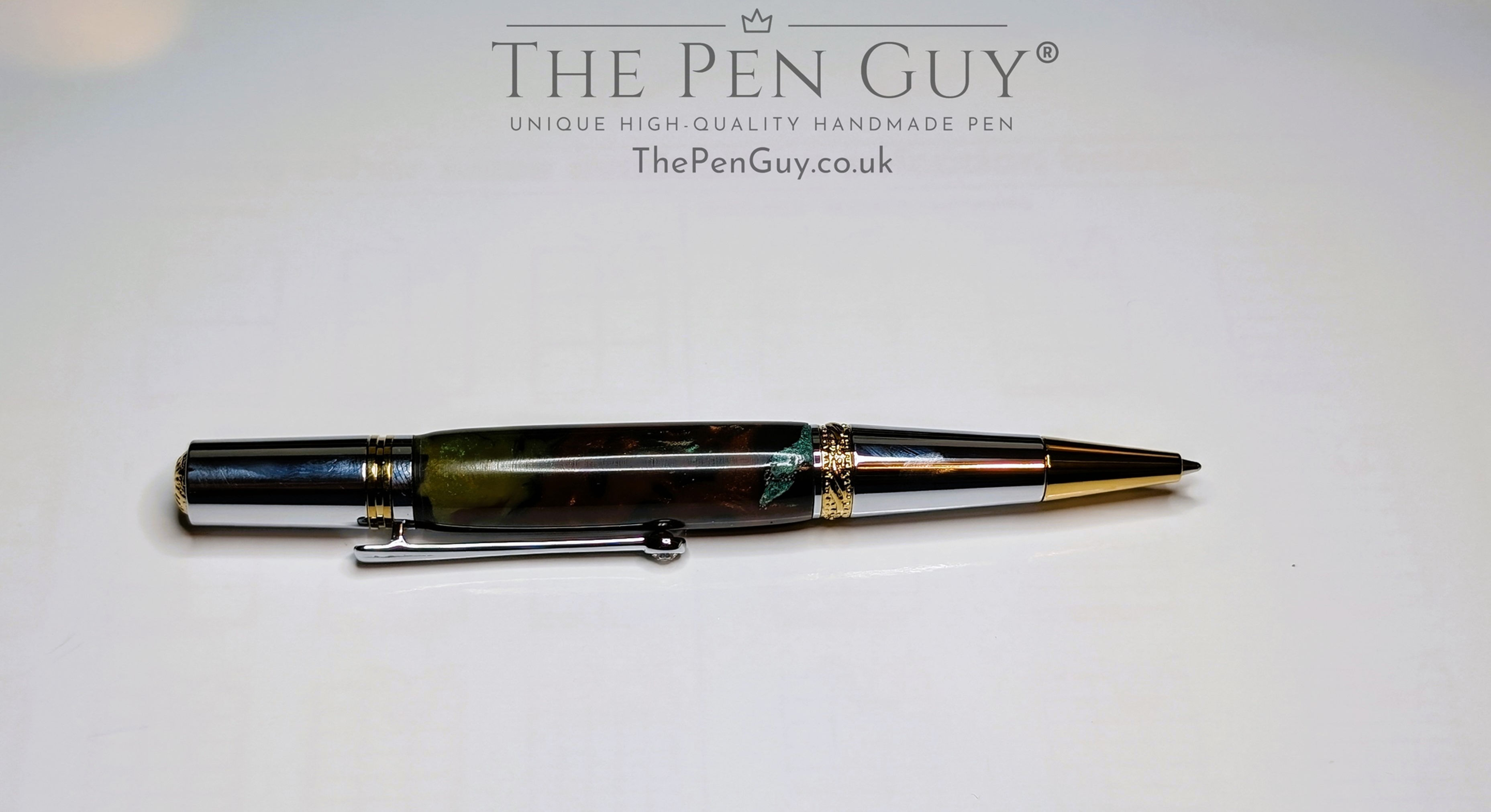 Galant Ballpoint - Green Brown - sort of