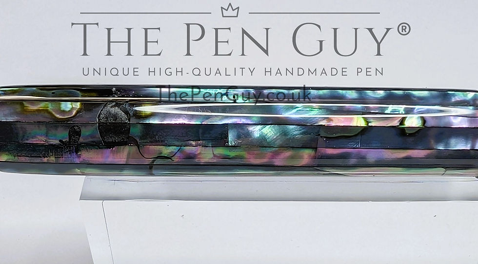Thumbnail: Manismann Fountain pen - Mexican Green Paua Abalone
