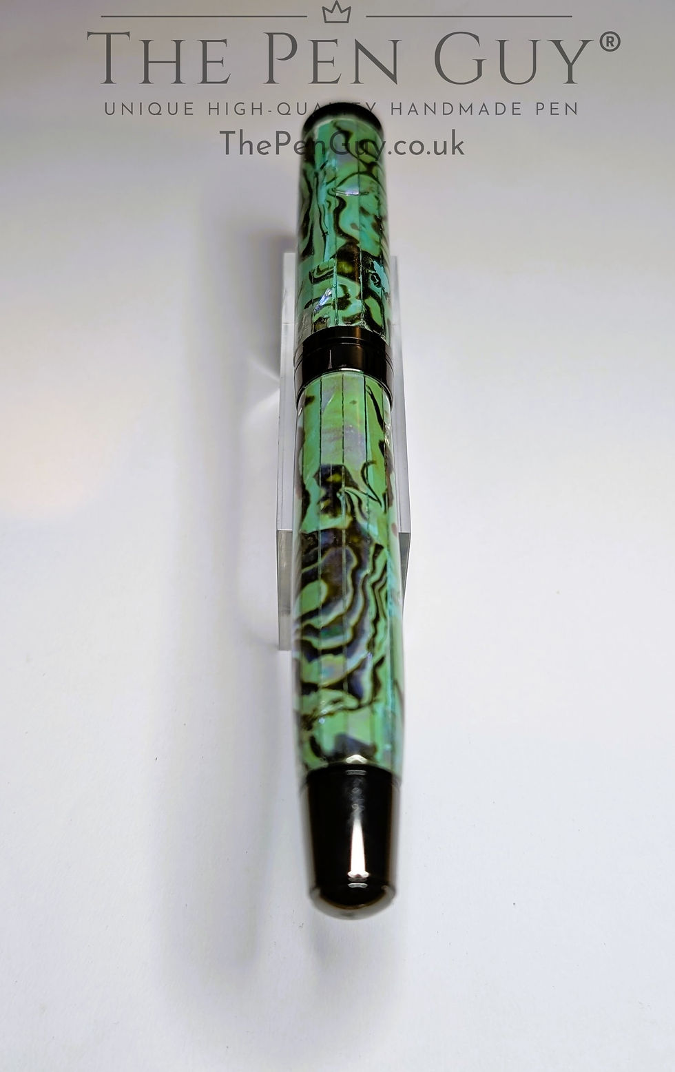 Thumbnail: Classic Rollerball, Seafoam paua abalone - Ocean