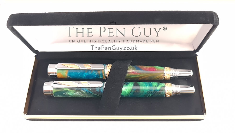 Thumbnail: Prestige Pen set  - Rainforest Aurora
