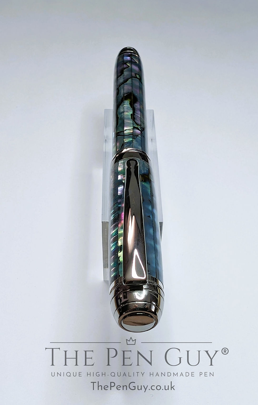 Thumbnail: Manismann Fountain pen - Mexican Green Paua Abalone