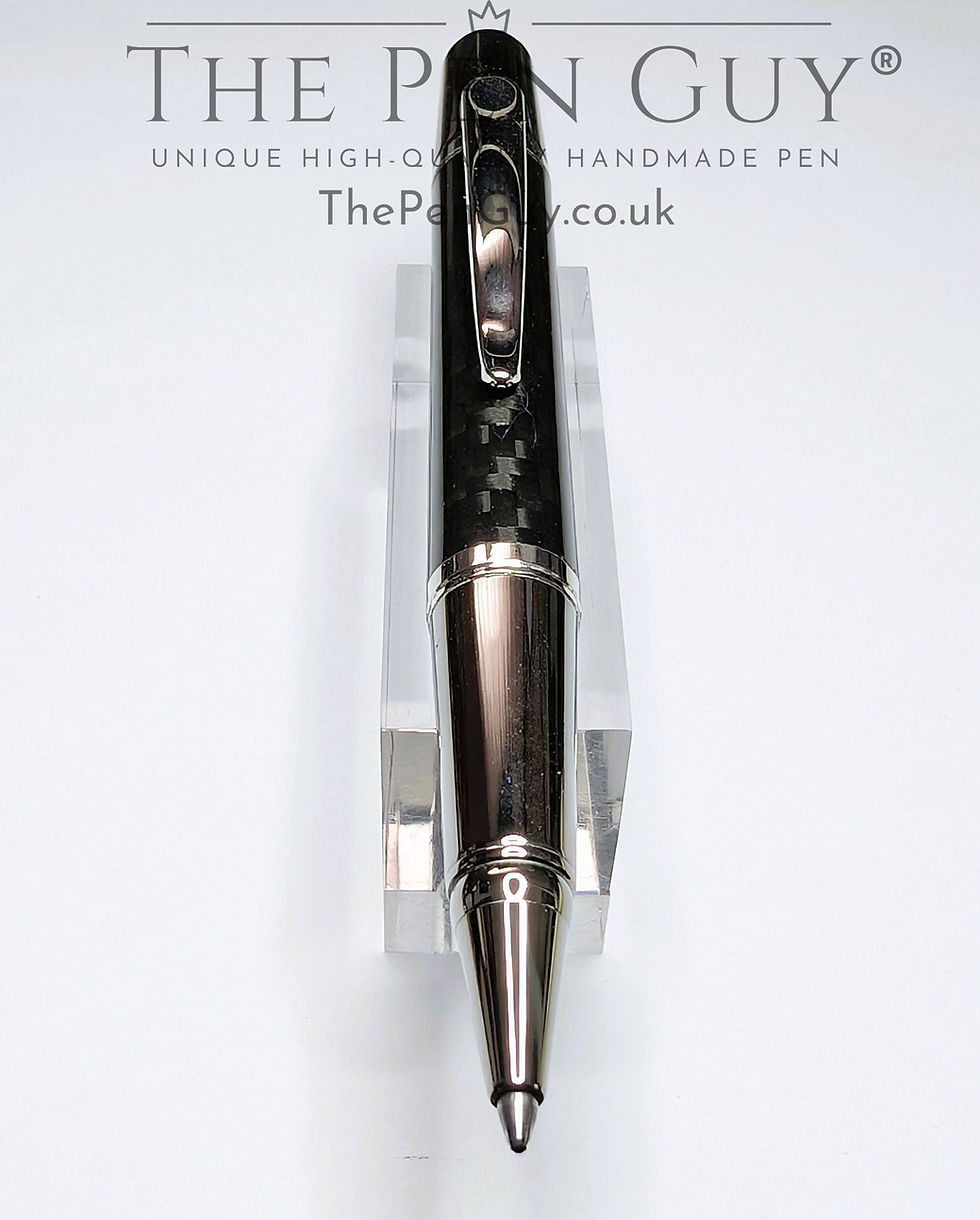 Thumbnail: Velocity Ballpoint Pen – Carbon Fibre Effect With Chrome