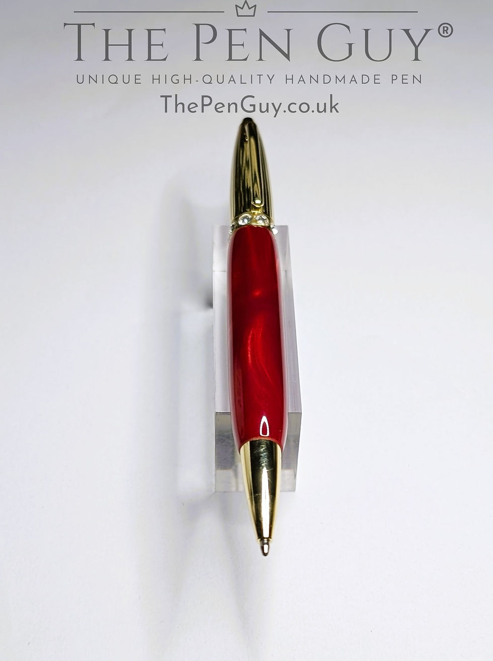 Thumbnail: Duchess Ballpoint Pen - Crimson Pearl