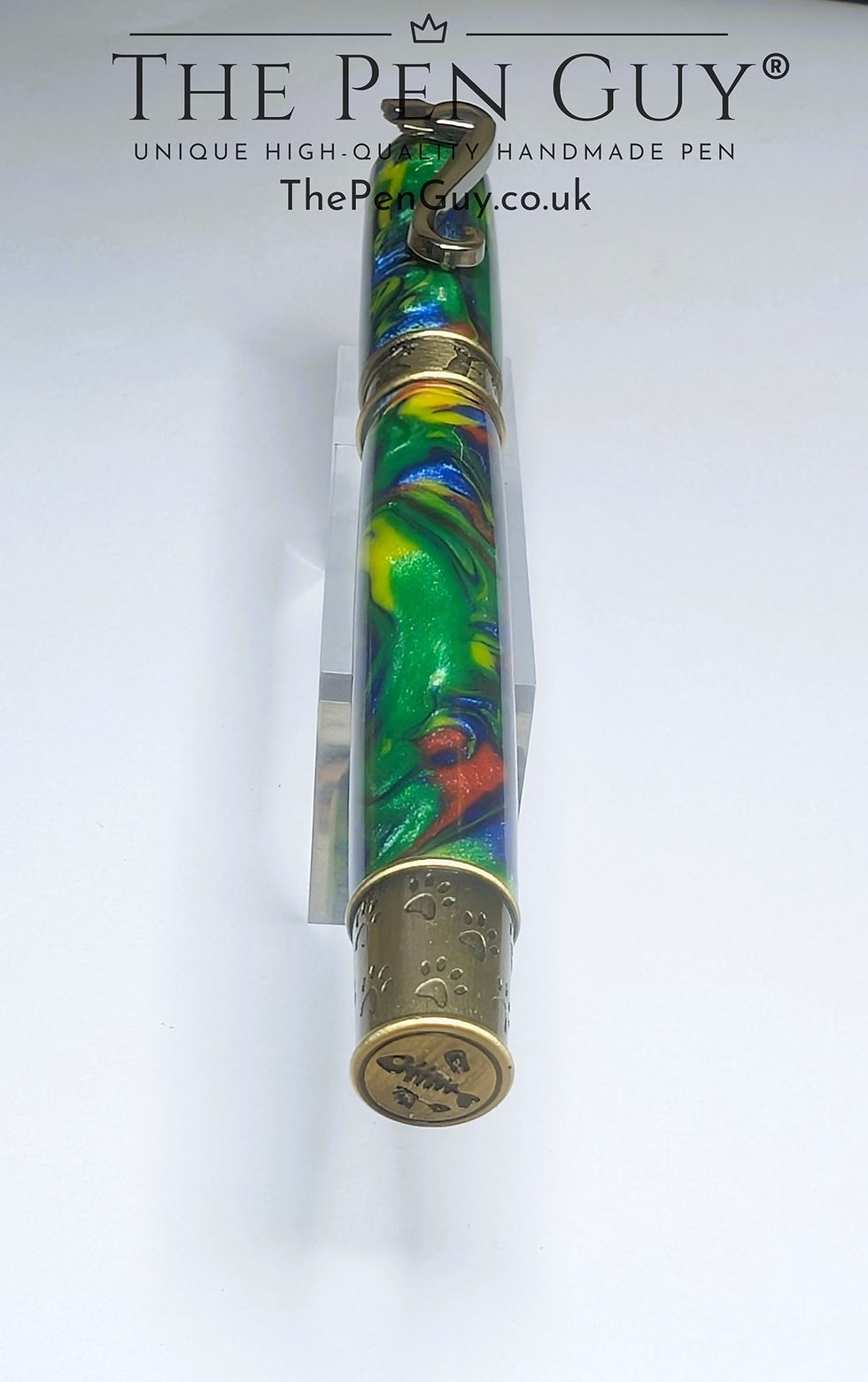 Thumbnail: Feline Fountain Pen- The Emerald Cat