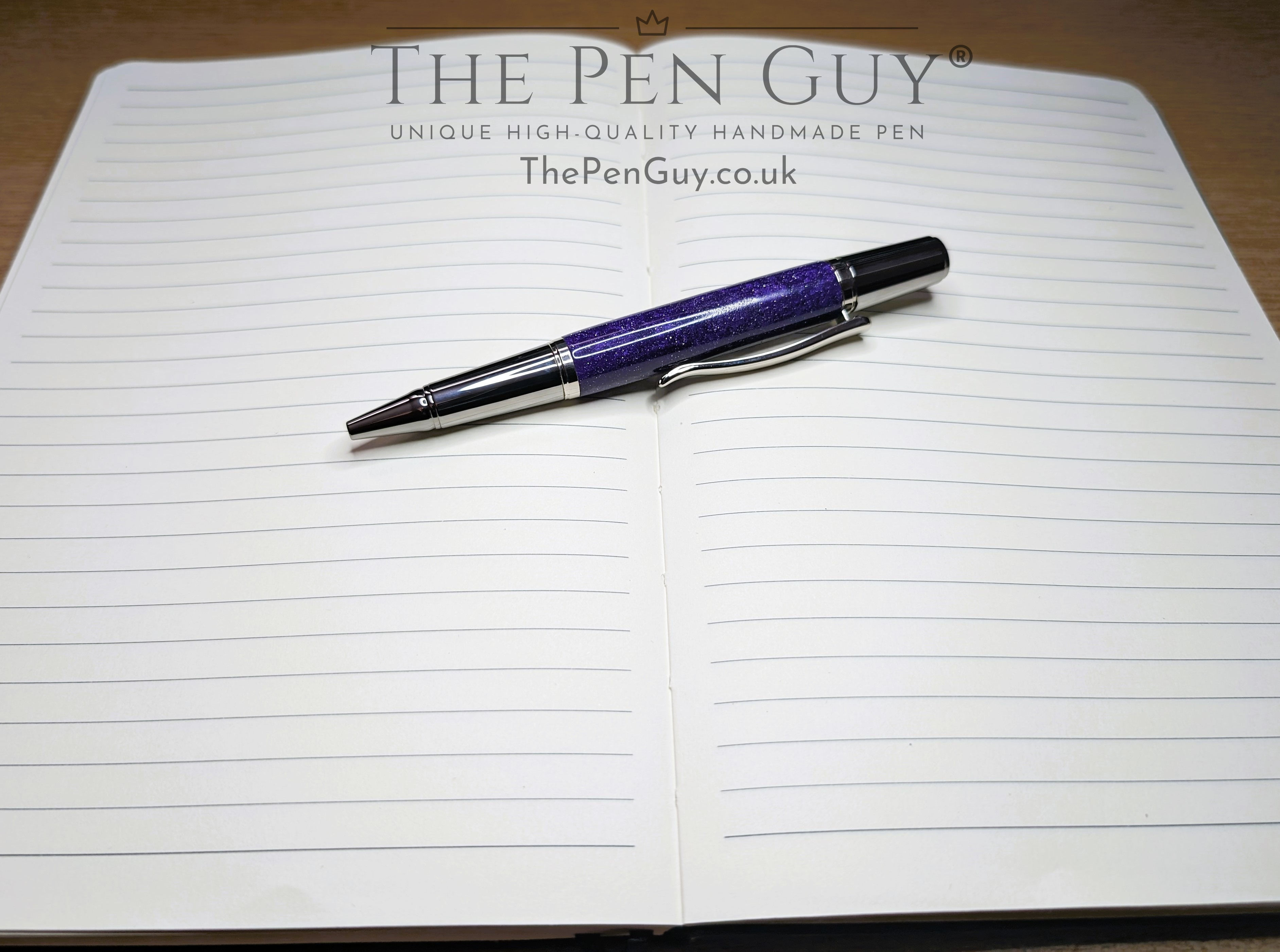 Galant Ballpoint - Purple with a spark