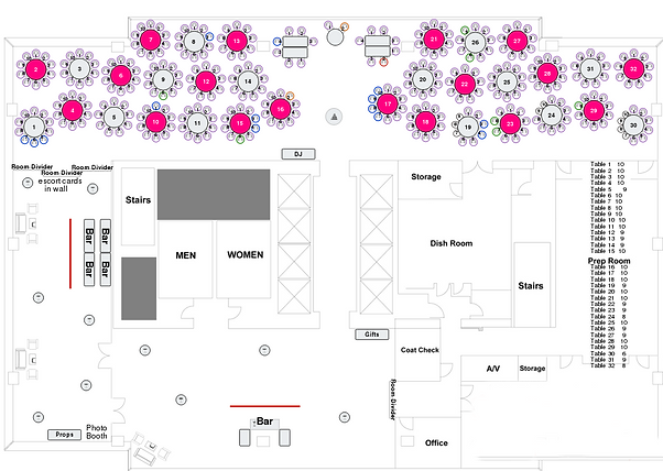 sample floor plans venue damore events of indianapolis floor plans for wedding receptions