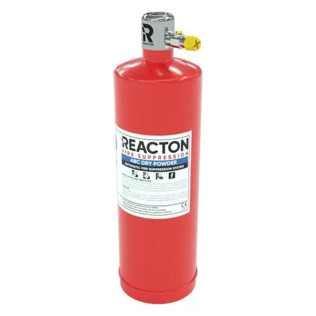 REACTON Dry Powder ABC System - 2KG CT 15BAR  - 2.6L Cylinder