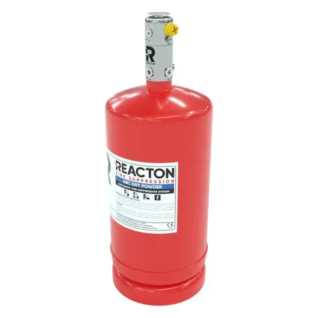 REACTON Dry Powder ABC REACTON System - 4KG CTX4DOT 25BAR - 5.4L  Cylinder