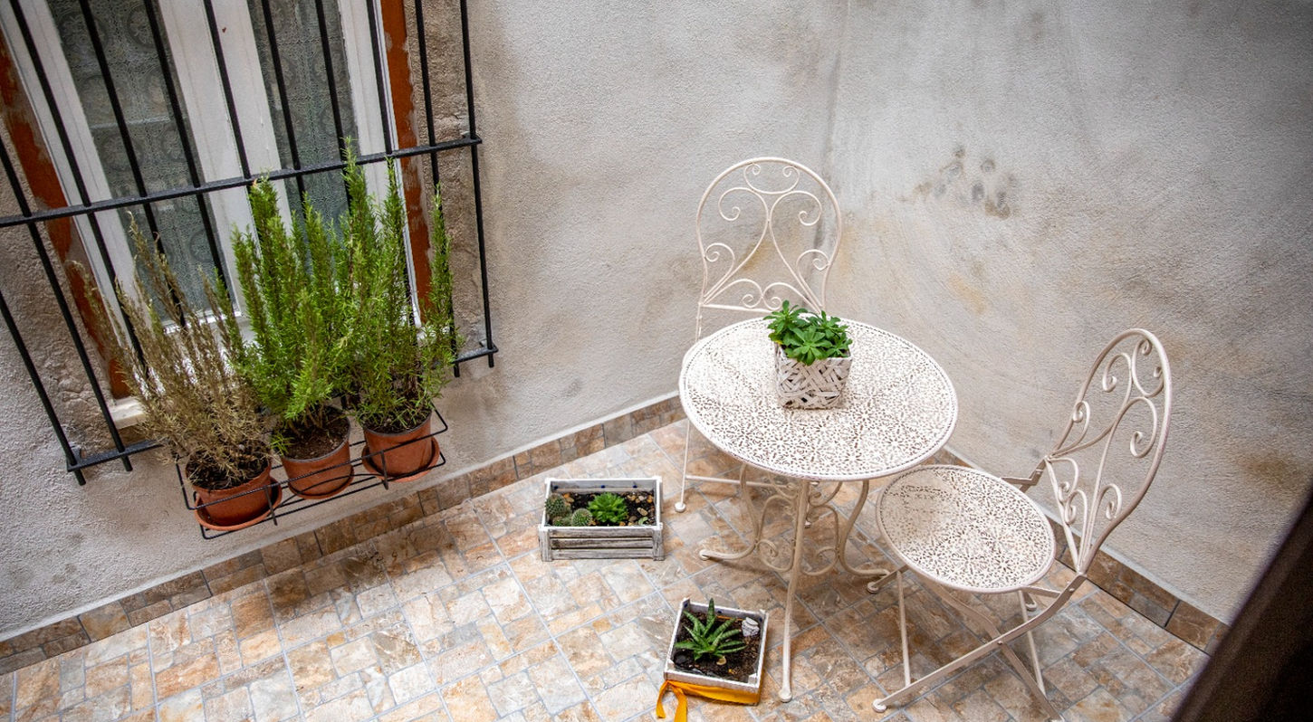 Terrazzino con fontanella
