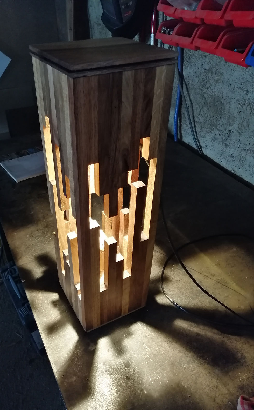 Miniature : Lampe tétris