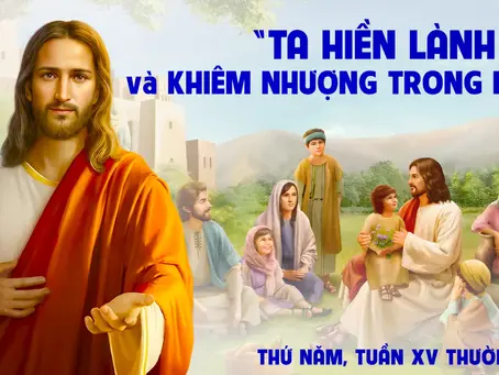 ✠ Tin Mừng Chúa Giê-su Ki-tô theo thánh Mát-thêu (Mt 11,28-30 )