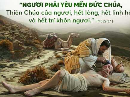 ✠ Tin Mừng Chúa Giê-su Ki-tô theo thánh Mát-thêu (Mt 22,34-40)