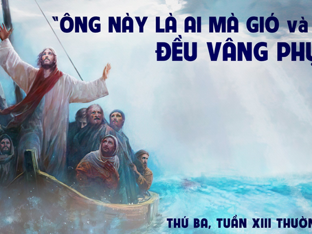 ✠ Tin Mừng Chúa Giê-su Ki-tô theo thánh Mát-thêu (Mt 8,23-27)