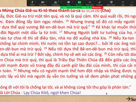 ✠ Tin Mừng Chúa Giê-su Ki-tô theo thánh Lu-ca (Lc 11,14-23) 