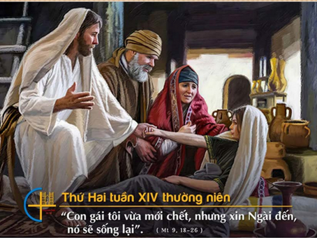 ✠ Tin Mừng Chúa Giê-su Ki-tô theo thánh Mát-thêu (Mt 9,18-26)