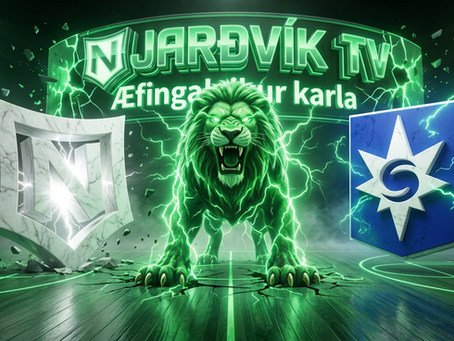 King Konni hitar raddböndin upp.