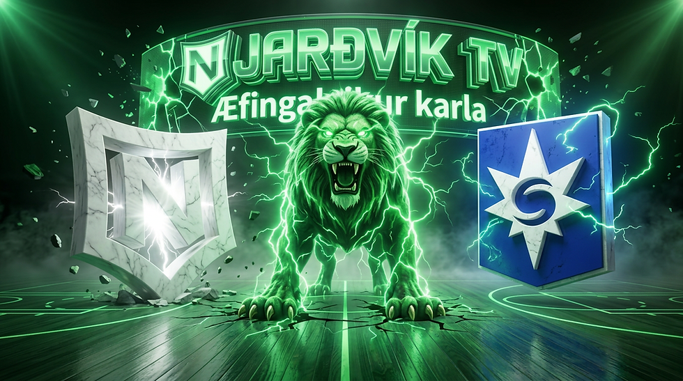King Konni hitar raddböndin upp.