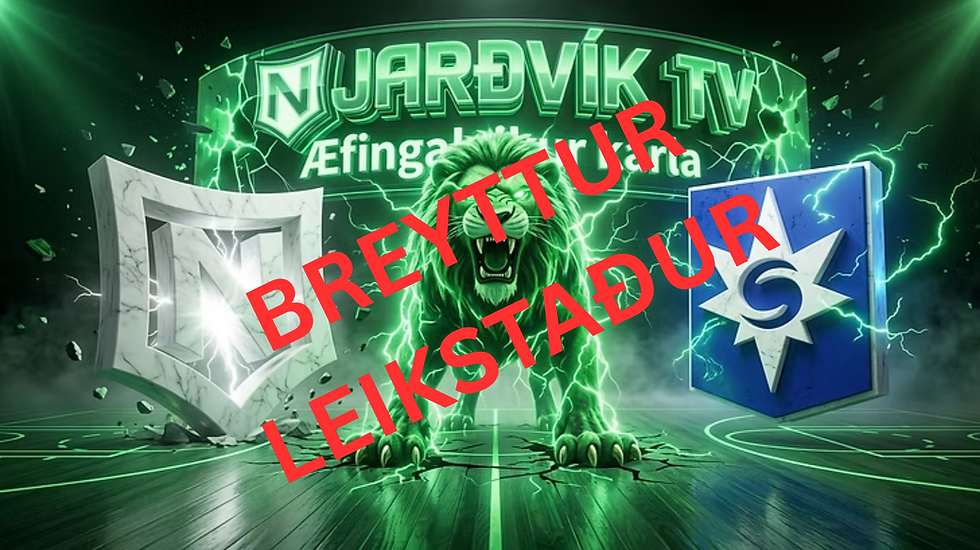 Njarðvík TV var að fá skilaboð á messenger