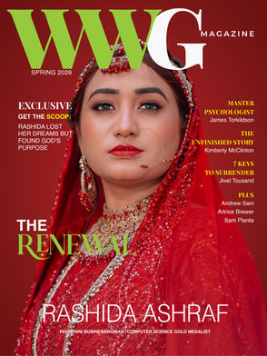 Rashida Ashraf featured in Walk With God (WWG) Magazine for her Christ-centered leadership in technology, education, and entrepreneurship. Discover more inspiring stories from Christian leaders around the world at WWG Magazine.