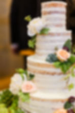 Rustic Semi-Naked Wedding cake