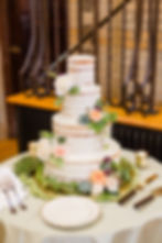 Rustic Semi-Naked wedding cake