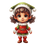 Thumbnail: Little Elves Holiday Pillow