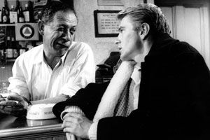 Sid James and Adam Faith in the 1961 British Comedy film, 'What a Whopper'