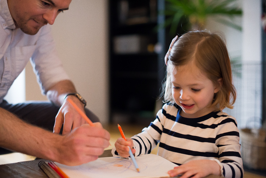 Family photoshoot at home in Dublin by Camila Lee