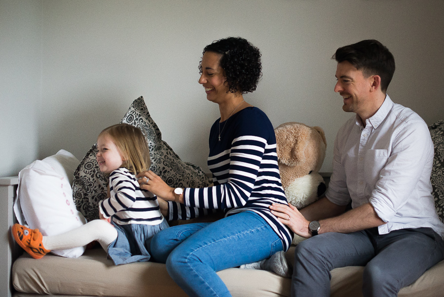 Family photoshoot at home in Dublin by Camila Lee