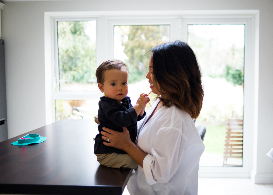 Mum and baby boy - Family session at home in Dublin