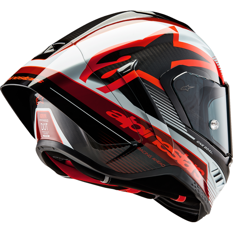 Thumbnail: ALPINESTARS (ROAD) S-R10 TEAM HELMET CRB/R/W L