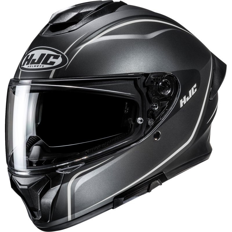 Thumbnail: HJC C71 QUEZ SF BK/GY MD