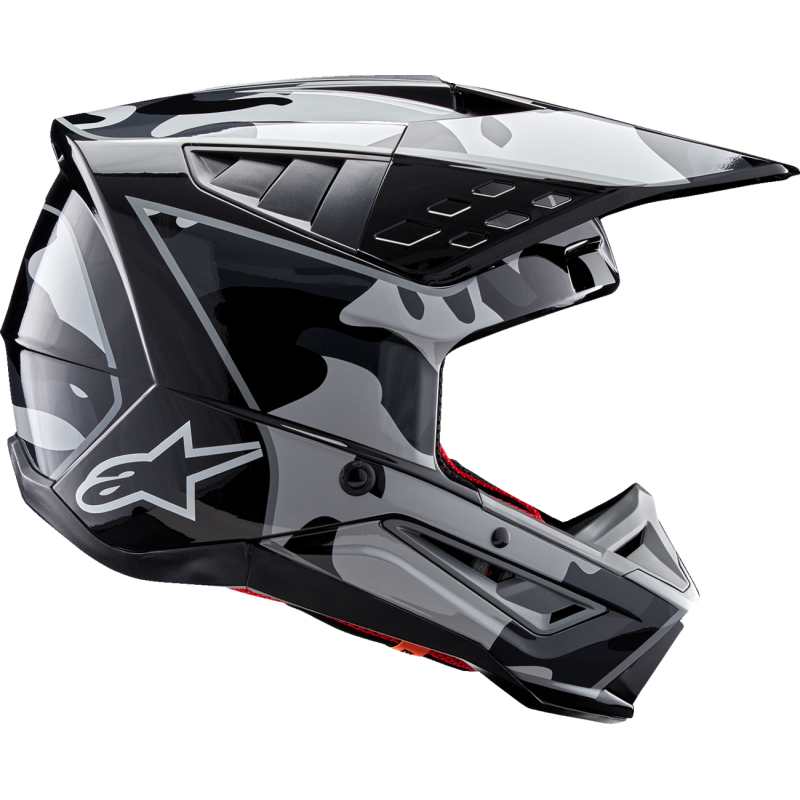 Thumbnail: ALPINESTARS HELMET SM5 ROV2 BK/SIL M