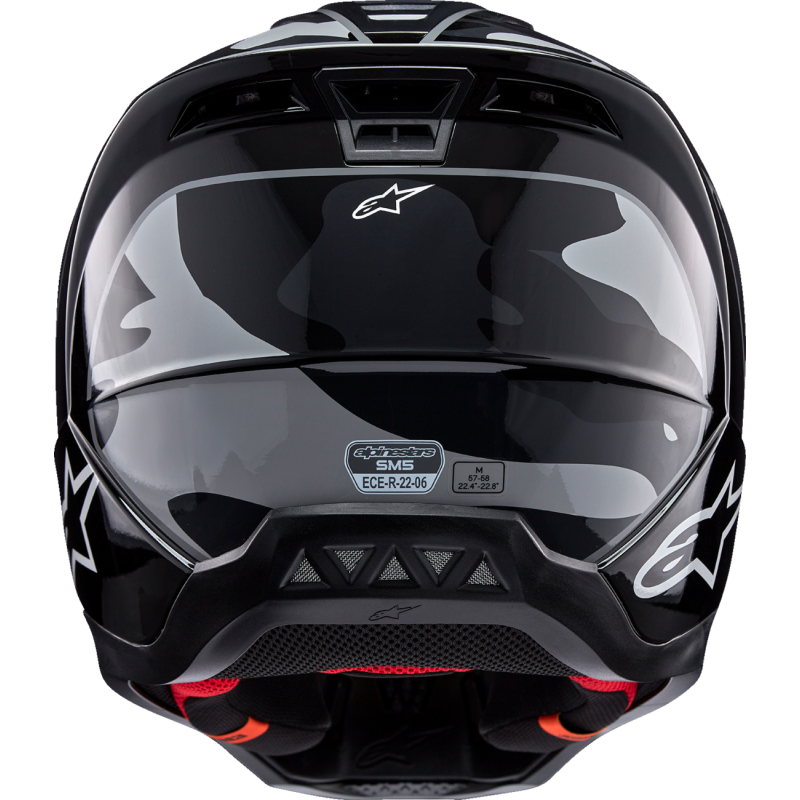Thumbnail: ALPINESTARS HELMET SM5 ROV2 BK/SIL L