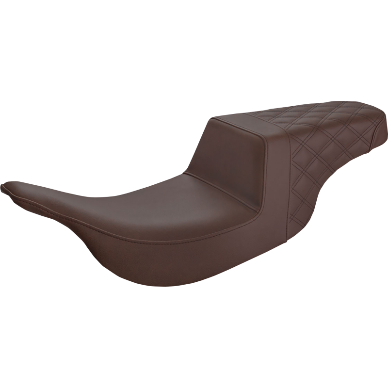 SADDLEMEN SEAT STEP UP LS REAR BRN