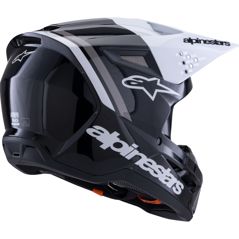 Thumbnail: ALPINESTARS HELMET SM3 RADIUM BLK/WH/GY M